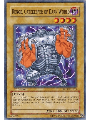 Renge, Gatekeeper of Dark World - TAEV-EN003 - Common