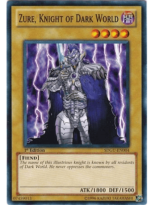 Zure, Knight of Dark World - SDGU-EN004 - Common