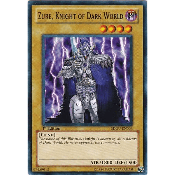 Zure, Knight of Dark World - SDGU-EN004 - Common