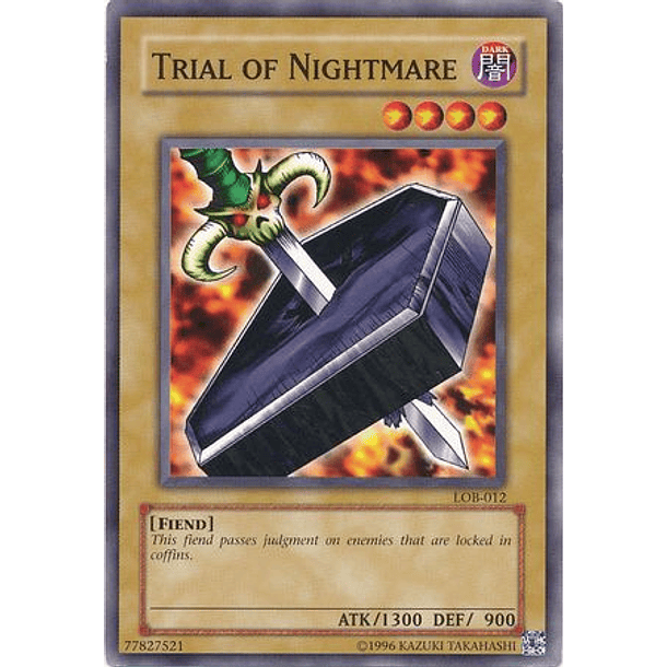 Trial of Nightmare - LOB-012 - Common 