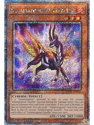 Salamangreat Gazelle - MP24-EN049 - Quarter Century Secret Rare