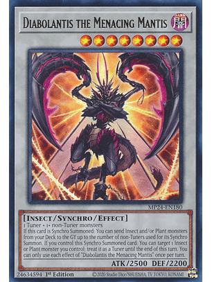 Diabolantis the Menacing Mantis - MP24-EN180 - Ultra Rare 