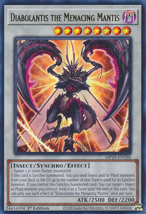 Diabolantis the Menacing Mantis - MP24-EN180 - Ultra Rare 