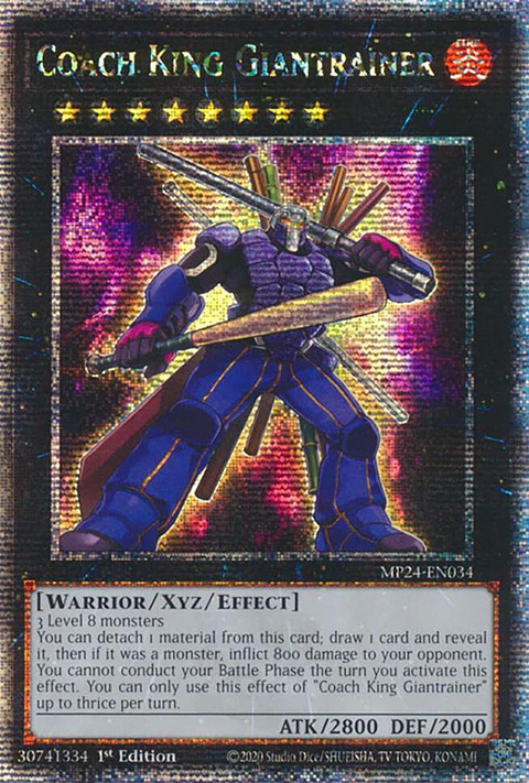 Coach King Giantrainer - MP24-EN034 - Quarter Century Secret Rare