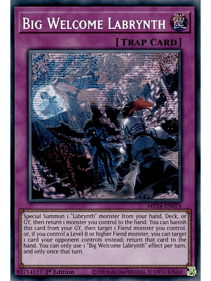 Big Welcome Labrynth - MP24-EN074 - Prismatic Secret Rare