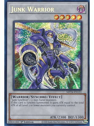 Junk Warrior - MP24-EN131 - Prismatic Secret Rare