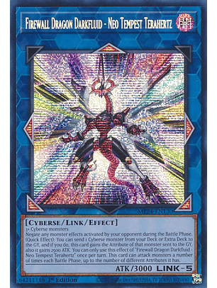 Firewall Dragon Darkfluid - Neo Tempest Terahertz - MP24-EN130 - Prismatic Secret Rare