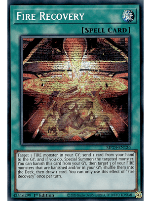 Fire Recovery - MP24-EN126 - Prismatic Secret Rare