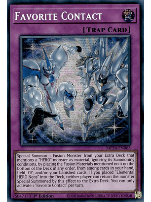 Favorite Contact - MP24-EN063 - Prismatic Secret Rare