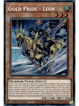 Gold Pride - Leon - MP24-EN075 - Prismatic Secret Rare