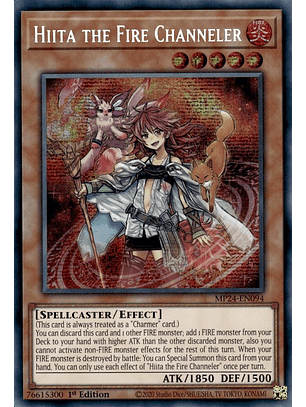 Hiita the Fire Channeler - MP24-EN094 - Prismatic Secret Rare
