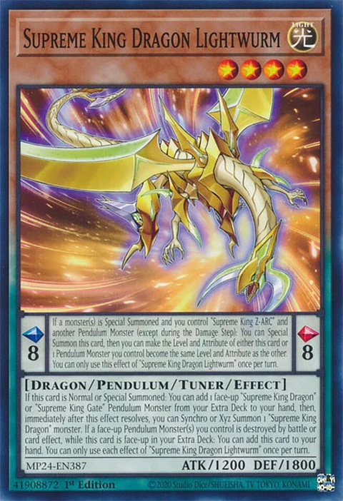 Supreme King Dragon Lightwurm - MP24-EN387 - Common 