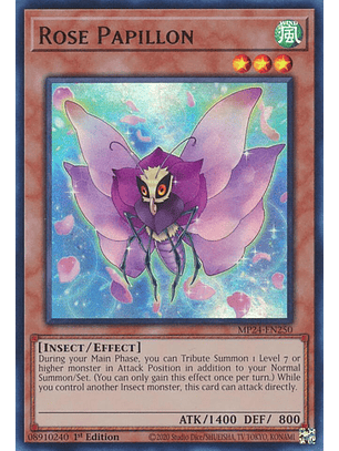 Rose Papillon - MP24-EN250 - Ultra Rare 