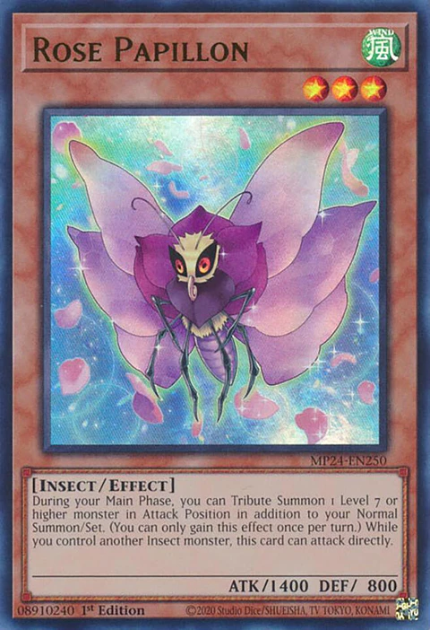 Rose Papillon - MP24-EN250 - Ultra Rare 