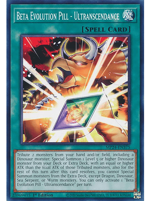 Beta Evolution Pill - Ultranscendance - MP24-EN375 - Common 