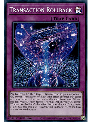 Transaction Rollback - MP24-EN134 - Prismatic Secret Rare