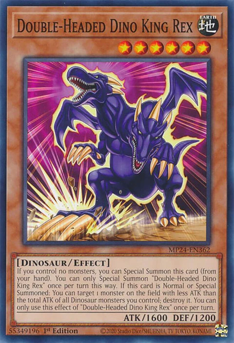 Double-Headed Dino King Rex - MP24-EN362 - Common 