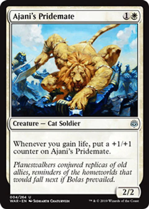 Ajani's Pridemate - WAR - U 