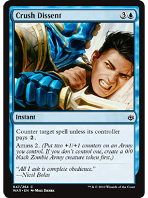  Crush Dissent - WAR - C 