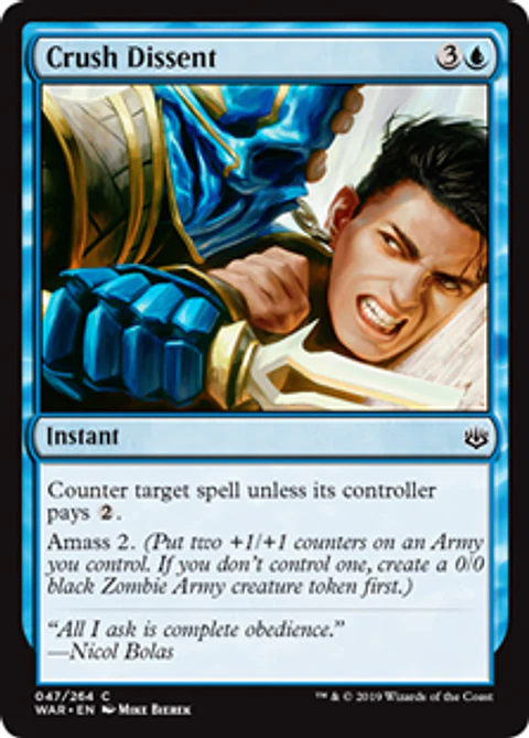  Crush Dissent - WAR - C 