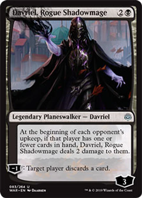 Davriel, Rogue Shadowmage - WAR - U 