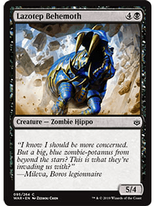 Lazotep Behemoth - WAR - C 
