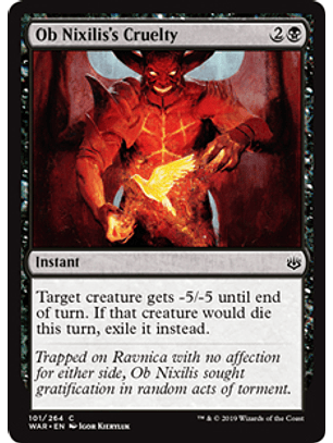 Ob Nixilis's Cruelty - WAR - C