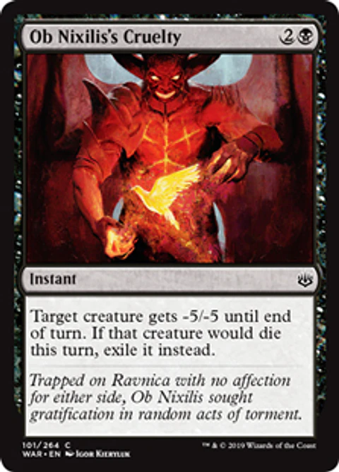 Ob Nixilis's Cruelty - WAR - C