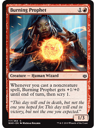 Burning Prophet - WAR - C 