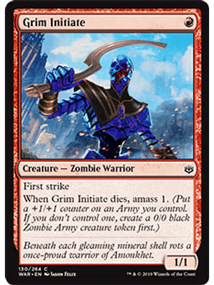 Grim Initiate - WAR - C