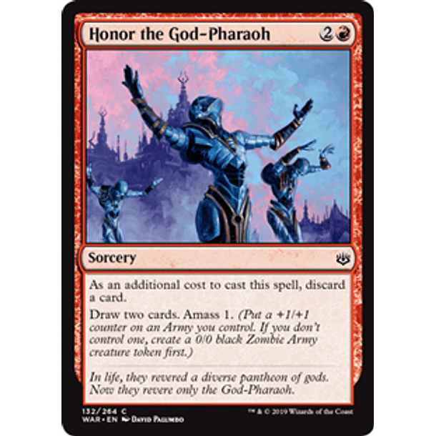 Honor the God-Pharaoh - WAR - C