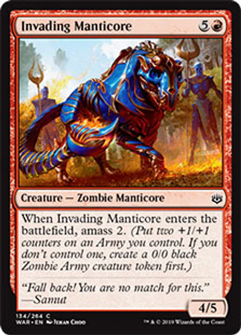 Invading Manticore - WAR - C