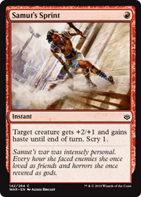 Samut's Sprint - WAR - C