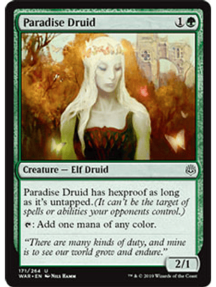 Paradise Druid - WAR - U