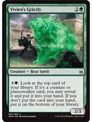 Vivien's Grizzly - WAR - C 