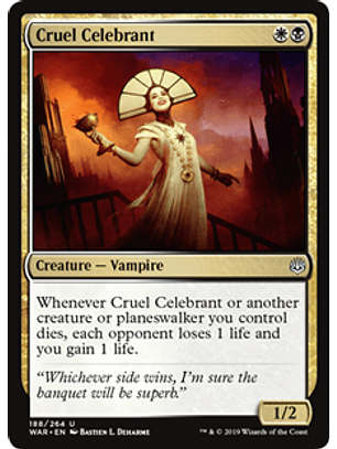Cruel Celebrant - WAR - U 