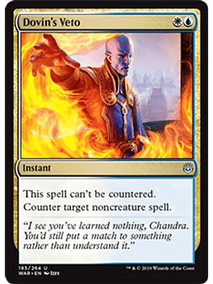 Dovin's Veto - WAR - U 