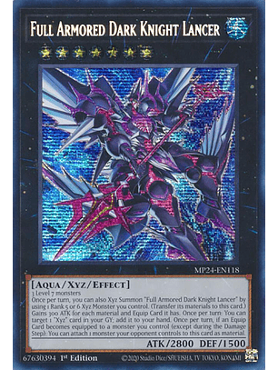 Full Armored Dark Knight Lancer - MP24-EN118 - Prismatic Secret Rare