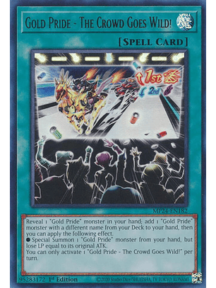 Gold Pride - The Crowd Goes Wild! - MP24-EN182 - Ultra Rare 