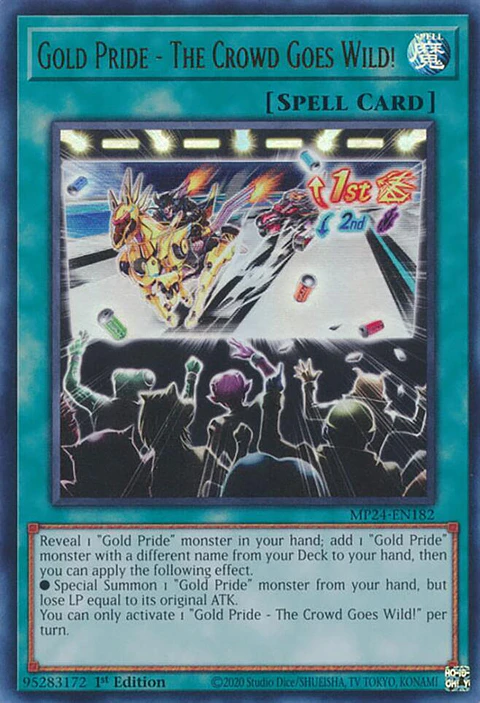 Gold Pride - The Crowd Goes Wild! - MP24-EN182 - Ultra Rare 