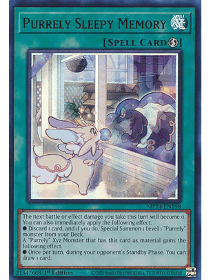 Purrely Sleepy Memory - MP24-EN198 - Ultra Rare