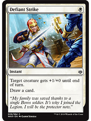 Defiant Strike - WAR - C 