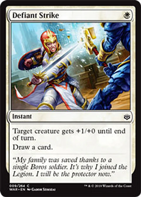 Defiant Strike - WAR - C 