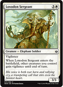 Loxodon Sergeant - WAR - C 