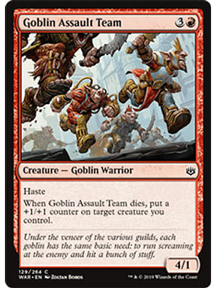 Goblin Assault Team - WAR - C 