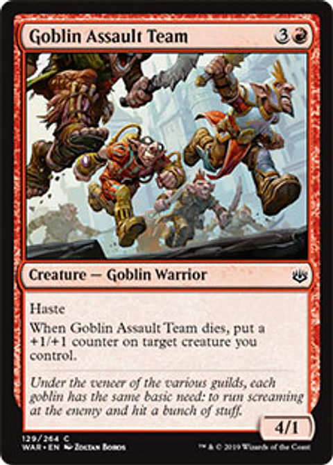 Goblin Assault Team - WAR - C 