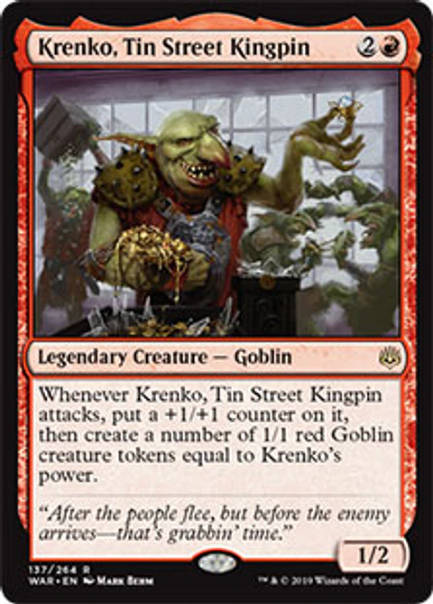 Krenko, Tin Street Kingpin - WAR - R