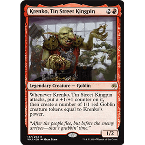 Krenko, Tin Street Kingpin - WAR - R