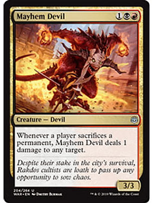 Mayhem Devil  - WAR - U 
