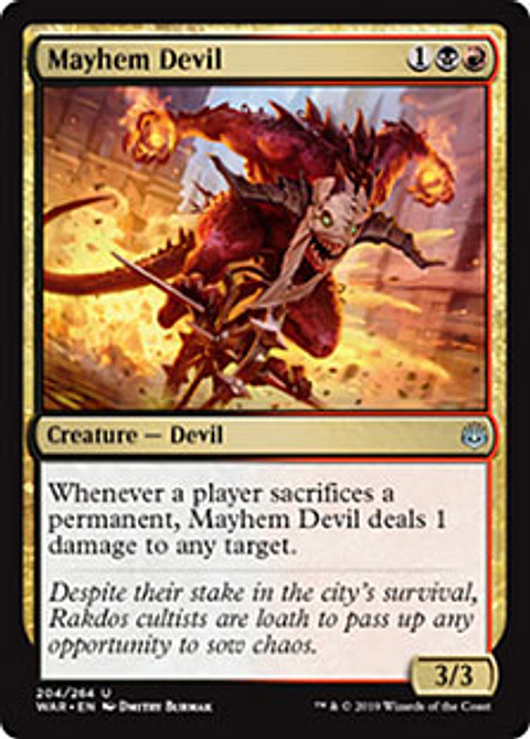 Mayhem Devil  - WAR - U 